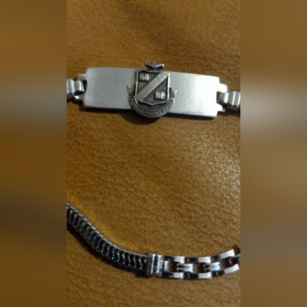 1940s Sterling silver ID bracelet